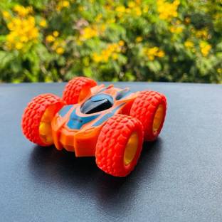 KJEE Tumbling car Double-Sided Mini Tumbling Toy Fun Car, Inertia Safety Full Kids