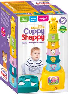 Toymate Cuppy Shappy - All in 1 - Sorting Stacking Nesting Cups Shapes & Color Toy Games