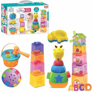 Toymate Kiddy's Play World - A 6 in 1 Toddler's Activity Play Set for 12 Months +