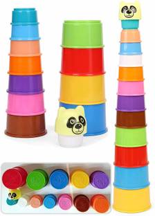 Game Phactory Stacking Cups Baby Toys for Kid's