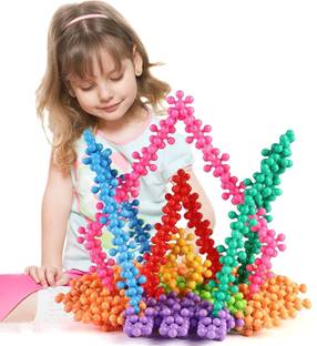 CountryLink Star link locking Blocks Educational, Construction Blocks,multicolour,100PC