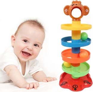 Kovea Children Preschool Fun Stack 5 Layers Tower Ball Rolling Game Play