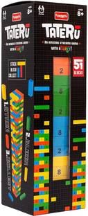FUNSKOOL TATERU, Hardwood Blocks, Stacking Tower, Strategy Game