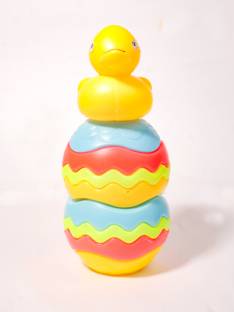 asian Toddler Stacking duck 8pcs Ring Mash series -Multicolor