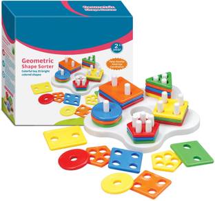 TOYZAA Little Kids for 2-5 years 25 pieces with 5 Shapes & Colors Shape Sorter