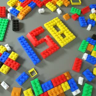 baybee 3 in 1 Town of House Building Blocks Toys for Kids Stacking Sorting Puzzle Games