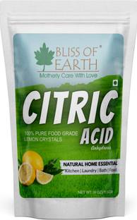 Bliss of Earth Citric Acid Food Grade Great for Kitchen, Food, Bath & Laundry Stain Remover