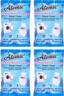 ATOMIC Descaling Powder For Washing Machine | Pack of 4 | 150g Each | Tub/Drum Cleaner Stain Remover