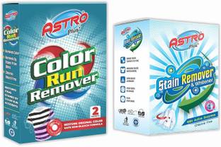 ASTRO PLUS+ Color Run Remover and Stain Remover (400GM. Combo 2 Piece) Stain Remover