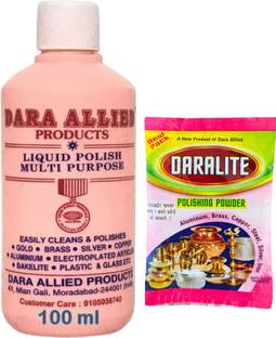 Dara Allied Polish Dara Allied Liquid Polish Pack of 100ml with Daralite Polishing Powder Stain Remover