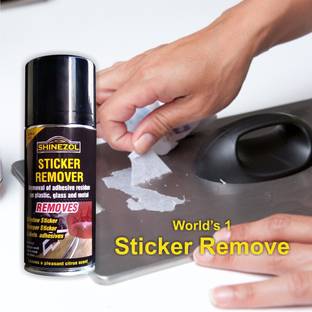 SHINEZOL Adhesive Stickers Remover | Gum Remover | Glue Remover | Tar Stain Remover Spray Stain Remover