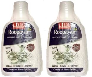 Roopayan Instant Silver Cleaner 100ml. Bottle, 2-Pack Stain Remover