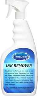 टेटरकलेयन Pen Ink Remover/Ink Stain Remover/Ink Remover Liquid/Marker Stain Remover - To Remove Stain from Carpet, Upholstry, Clothing, Wall, Plastic and more in Spray Bottle 500ml दाग हटानेवाला