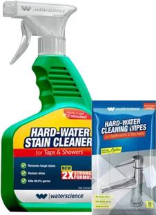 Water Science Hard Water Stain Remover Liquids Spray for Bathroom and Kitchen Taps, Showers Stain Remover
