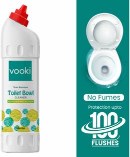 vooki Resistant Bowl 100 Flush Protection Liquid Toilet Cleaner