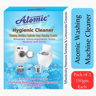 ATOMIC Washing Machine Hygienic Deep Cleaner 150 GM X 2= 300gm | Best Descale Powder Stain Remover