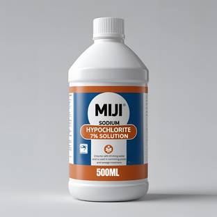 MIJI Sodium Hypochlorite Solutions 7% Powerful Disinfeactant Agent Stain Remover