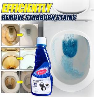 kiclin Bathroom Cleaner and Toilet Cleaner Combo, Zero Bleach, Plant-Based liquid Stain Remover