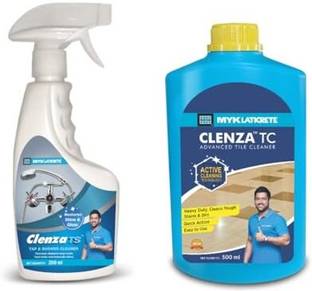 Clenza Tile Cleaner & Tap & Shower Cleaner|Removes stains from tiles, taps & shower| Stain Remover