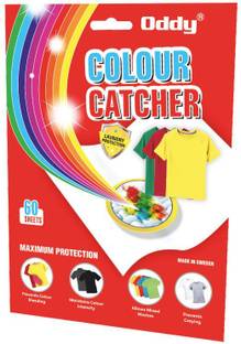 Oddy Colour Catcher Sheets for Washing Machine -Color transfer Protector| 30 sheets Stain Remover