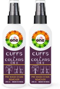 LA ONE Cuff & Collar PreWash Stain Remover (250ml X 2) Multipurpose Stain Remover