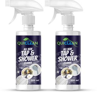 QUICLEAN Tap & Shower Cleaner for Bathroom Fittings & Tiles 1000ML Stain Remover