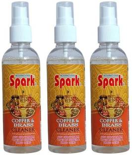 Spark International Household Cleaning Solution Copper Utensils Cleaner Liquid Spray (Pack Of - 3) Stain Remover