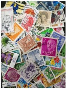 Hop n Shop Worldwide 100 All Different Used Postage Stamps Collectible Item Rare Stamps