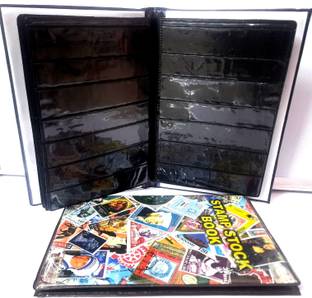 GOLD MINT World Stamp Album Stock Book 10 Pages for 500+ stamps Album