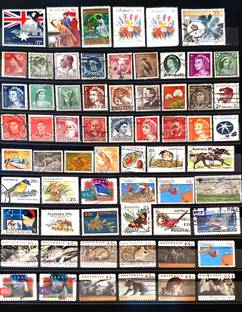 PCC Australia 100 Stamps All Different Stamps Stamps