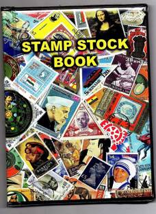 GOLD MINT PVC World Stamp Album Collection Stock Book 20 Pages / Sides - 22 x 16 cm Medium Stamp Album