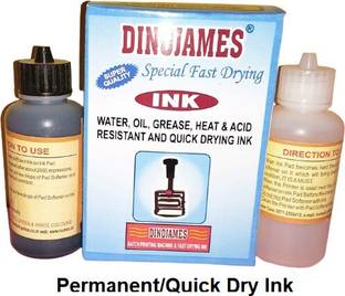 dinojames Fast/Quick Drying ink & Softner -100ml Stamp Pad Ink