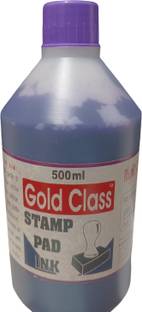 GoldClass Stamp Pad Ink(500ml)(Voilet) Stamp Pad Ink