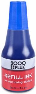 CoscoProducts Self-Inking Stamp Ink Refill, 25 cc, (Blue) , Stamp Pad Ink
