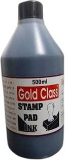 GoldClass Stamp Pad Ink(500ml)(Black) Stamp Pad Ink