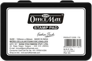 Soni Officemate Stamp Pad Big Size-Black