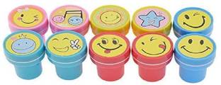 KRAFTMASTERS Kid's Emoji Design Stamp Craft School Supplies Multi Use