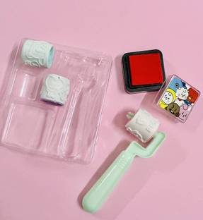 YEF Pack of 1 BTS Rolling Stamp for Kids Boys & Girls/Handle Wheel Roller Stamp