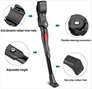 Gymisa Bike Kickstands Side Kickstand Bike Stand Adjustable Support Cycling Stand Cycling Stand