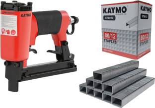 KAYMO Air Pneumatic Stapler Gun Red NEO-PS8016 with 80 Series 12mm Pneumatic  Stapler