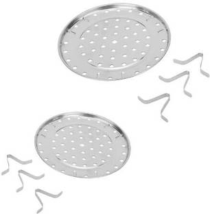 HEVASNEK PIC OF 2 Stainless Steel Steaming Racks - Durable Steam Trays for Cookware Stainless Steel Steamer