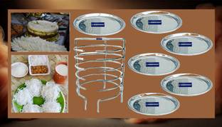 TENNYSON STAINLESS STEEL 6 PLATES IDIYAPPAM STAND Stainless Steel Steamer