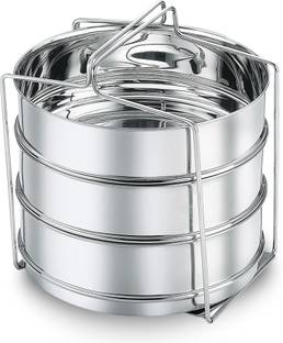 Judge 3 Piece Stainless Steel Seperators (160 x 52 mm)| Corrosion Free| Durable Design Stainless Steel Steamer