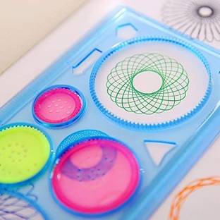 Toygenic Ring Scale Generic Spirograph Geometric Ruler Drafting Tool Stationery For Students Drawing STENCIL Stencil
