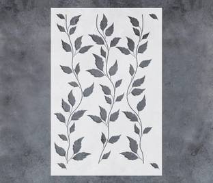 RaniPari Large Vine Leaf Stencils 16x24Inch | for Painting Botanical Stencils Large Vine Leaf Stencils wall Stencil