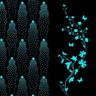 ARandNJ Combo Painting Wall Stencils (Size:- 16X24 Inch) NATURE LOVE Theme - Tempting Floral Haze & Flourishing Petals DIY Reusable Design Ideal For Bedroom, Kids Room, Lounge, Entrance & Office Decoration Modern Print Wall Arts Stencil