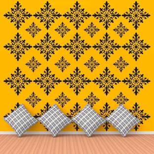JAZZIKA Wall Stencils Pack of 1 (Size :- 16 X 24 Inch) PATTERN- Rhombus Design Ideal For Wall Decor Paintings Home Wall Decor Stencil