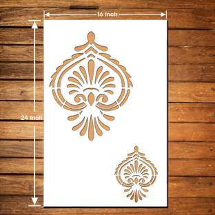 JAZZIKA RAJASTHANI PATTERN Design Ideal For Wall Decor Paintings Home Wall Decor Stencil