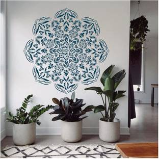 Kayra Decor Mandala Stencils 24" x 24" Tranquil Mandala Stencils for Wall Painting Quilting Stencil