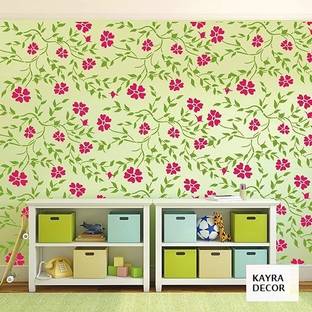 Kayra Decor wall painting Stencils Design (16x24 inch) (KHS394) KHS394 Wall Arts Stencil